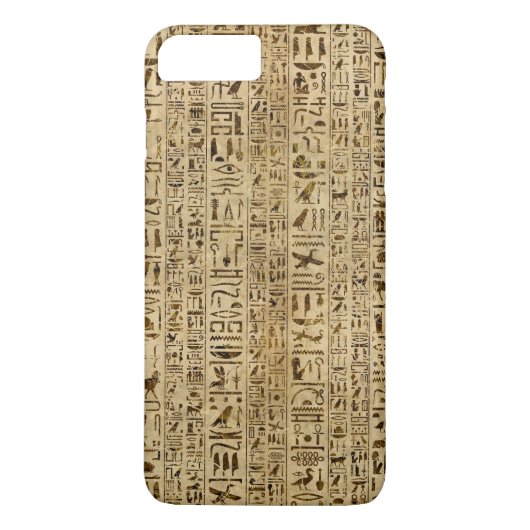 Egyptische hiërogliefen op papyrus Case-Mate iPhone case (Achterkant)