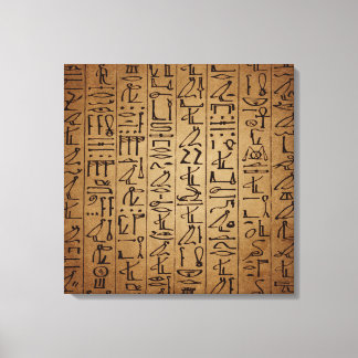 Egyptische hiërogliefen papier afdrukken