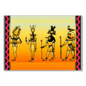 Egyptische hiërogliefen tafel Kaart (Achterkant)