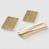 Egyptische hiërogliefen textuur handwaaier (Niet-gemonteerd)