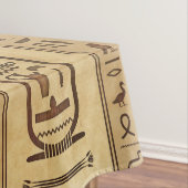 Egyptische hiërogliefen textuur tafelkleed (Voorbeeld)