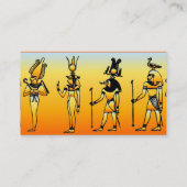 Egyptische Hiërogliefen Visitekaartje (Achterkant)