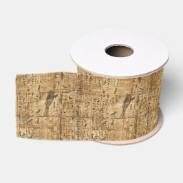 Egyptische hiërogliefen vogels patroon 2 grosgrain lint