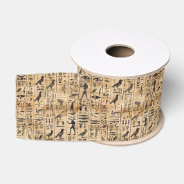 Egyptische hiërogliefen vogels patroon 2 grosgrain lint