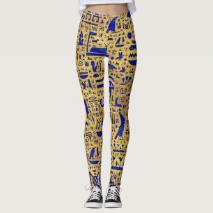 Egyptische hiërogliefhebbers, Lazuli en Gold Leggings