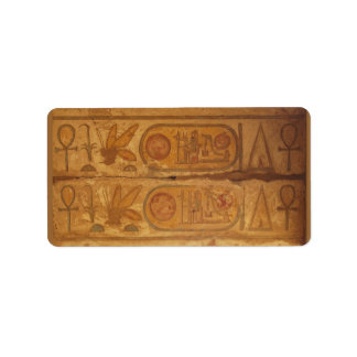 Egyptische hiërogliefhebbers schrijven etiket