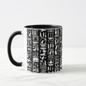 Egyptische Hieroglyph-Mok Mok (Links)