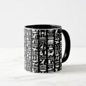 Egyptische Hieroglyph-Mok Mok (Voorkant rechts)