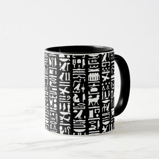 Egyptische Hieroglyph-Mok Mok (Voorkant rechts)