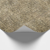 Egyptische Hieroglyphics Cadeaupapier (Hoek)