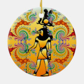 Egyptische Hieroglyphics Ornament (Achterkant)