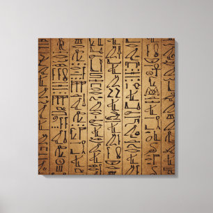  Egyptische Hieroglyphics Paper Print