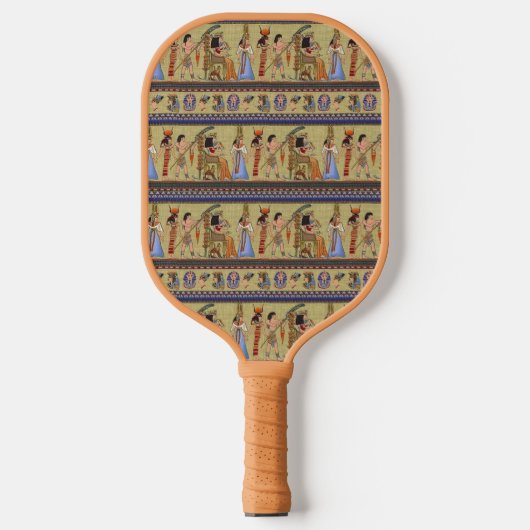 Egyptische Hieroglyphics Print Pickleball Paddle (Voorkant)