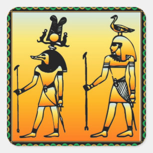Egyptische Hieroglyphics Sticker