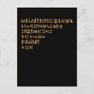 Egyptische Hieroglyphikke Egyptenaar Briefkaart