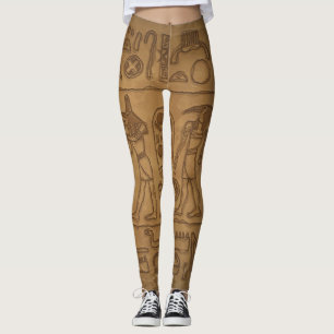 Egyptische Hieroglypische Kunst Leggings