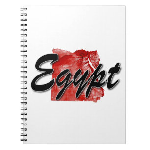 Egyptische kaart notitieboek