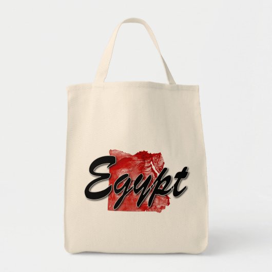 Egyptische kaart tote bag (Voorkant)