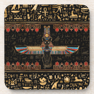 Egyptische kat - Bastet Bier Onderzetter