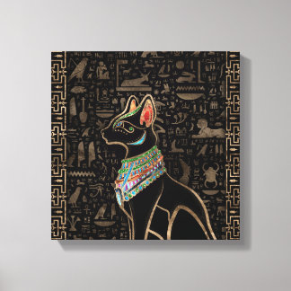 Egyptische kat - Bastet Canvas Afdruk