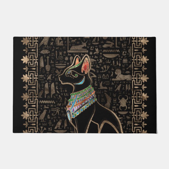 Egyptische kat - Bastet Deurmat (Voorkant)