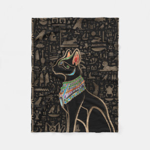 Egyptische kat - Bastet Fleece Deken