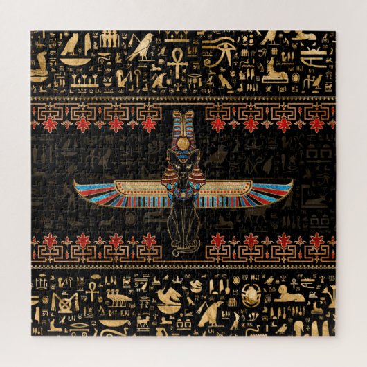 Egyptische kat - Bastet Legpuzzel (Verticaal)