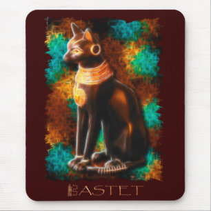 Egyptische kat Bastet Mousepad Muismat