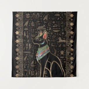 Egyptische kat - Bastet Wandkleed