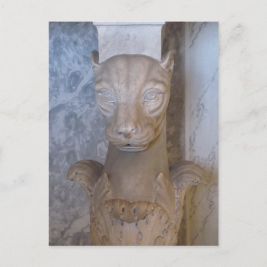 Egyptische kat briefkaart (Voorkant)