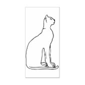 Egyptische kat God Art Stempel (Afrduk)