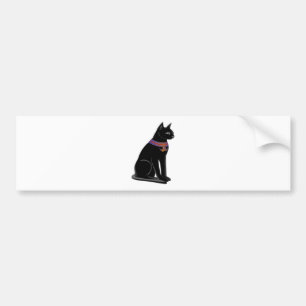 Egyptische Kat Goddess Bastet Bumpersticker