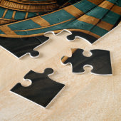 Egyptische kat Godin | Bastet gouden puzzel (Zijkant)