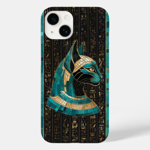 Egyptische Kat Godin Bastet - Mozaïek Kunst Case-Mate iPhone 14 Hoesje