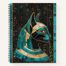 Egyptische Kat Godin Bastet - Mozaïek Kunst