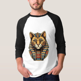 Egyptische Kat Langarm T-shirt – Faraonische Kat