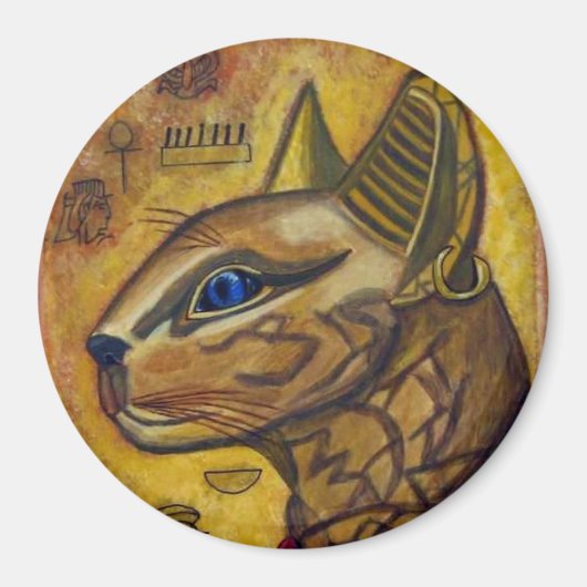 Egyptische kat magneet (Voorkant)