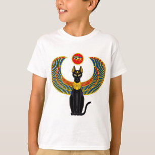 Egyptische kat t-shirt