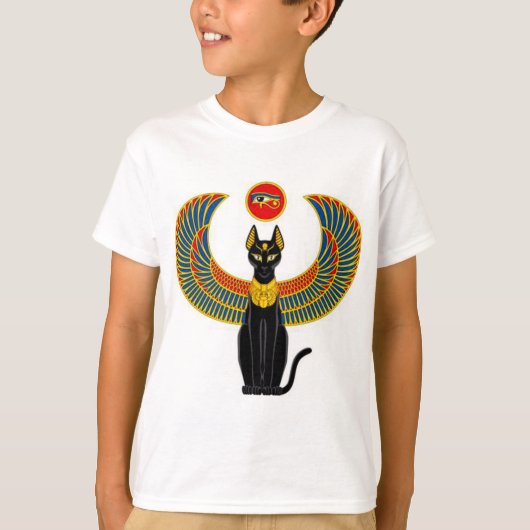 Egyptische kat t-shirt (Voorkant)