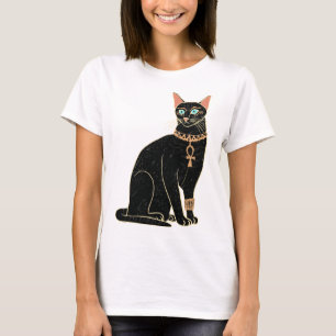 Egyptische kat t-shirt