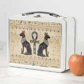 Egyptische katten en ankhkruis (In situ)