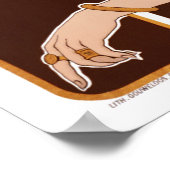 Egyptische koffiekafel Poster (Hoek)