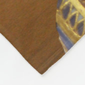 Egyptische koning Tut Fleece Deken (Hoek)