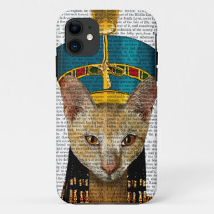 Egyptische koningin Cat iPhone 11 Hoesje