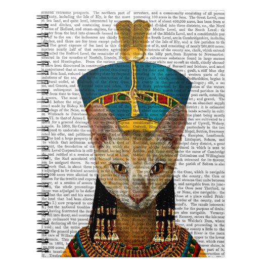 Egyptische koningin Cat Notitieboek (Voorkant)