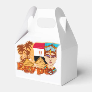 Egyptische koningin cleopatra Favor Box Bedankdoosjes