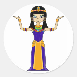 Egyptische koningin Cleopatra Sticker