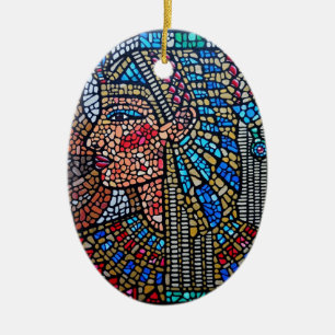 Egyptische koningin keramisch ornament