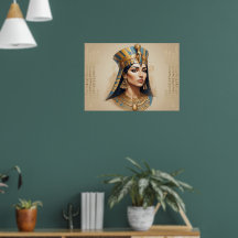 Egyptische Koningin Muurkunst – De Geest van het O