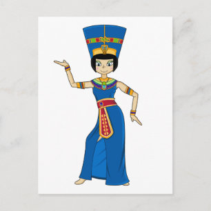 Egyptische koningin Nefertiti Briefkaart
